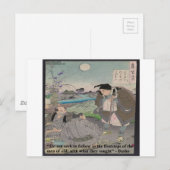 Basho & Beroemde Quote Briefkaart (Voorkant / Achterkant)