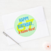 Basic 67th Birthday Sticker (Envelop)