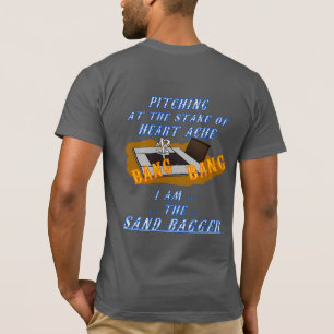 Basic American Hoefijzer Pitching T-shirt