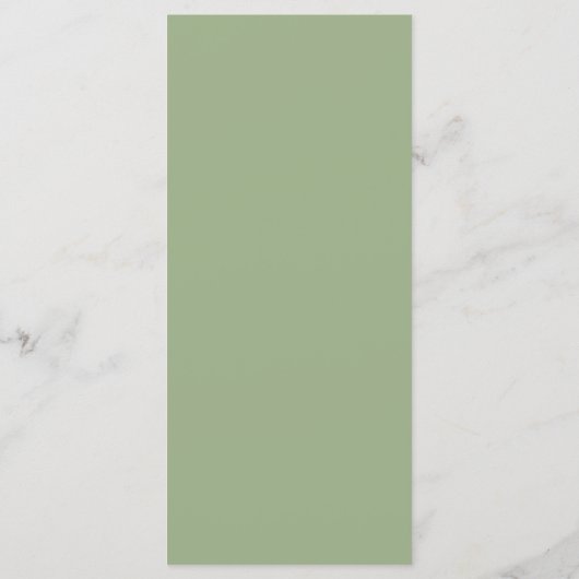 Basic and Elegant green and white Menu (Dos)