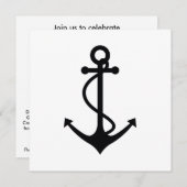 Basic Black Anchor Kaart (Voorkant / Achterkant)