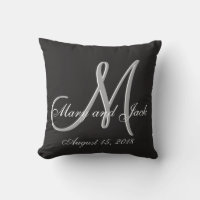 Basic Black Fabulous Wedding Monogram - Uitstekend