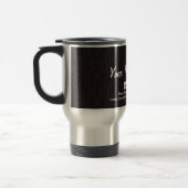 Basic Black, Jouw tekst hier Reisbeker (Links)