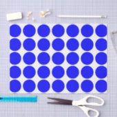 Basic Blue Polka Dot Tissue Paper Tissuepapier (Craft)