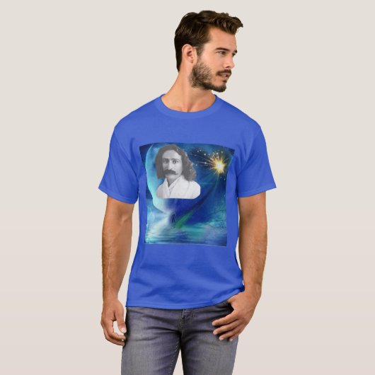 Basic blue T_shirt T-shirt (Voorkant volledig)