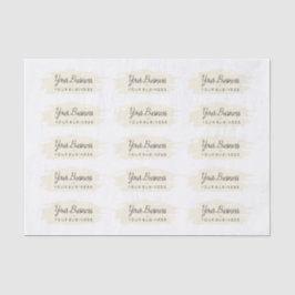 Basic Brush Custom Logo 1 Tan Tissuepapier