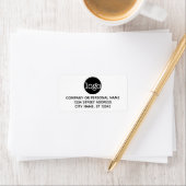 Basic Business Adresetiketten met Logo Etiket (Insitu)