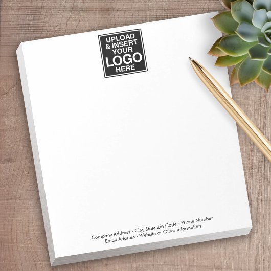 Basic Business Design voor logo's Notitieblok