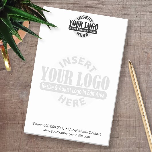 Basic Business met Logo WATERMARK Post-it® Notes