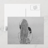 Basic Chick Briefkaart (Voorkant / Achterkant)