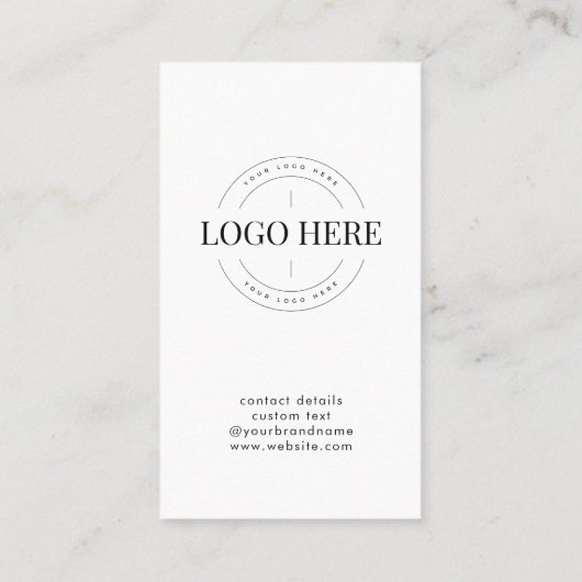 Basic Connect met ons QR Code Website Social Media Visitekaartje (Achterkant)