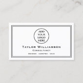 Basic Corporate Professional Business Logo Visitekaartje (Voorkant)