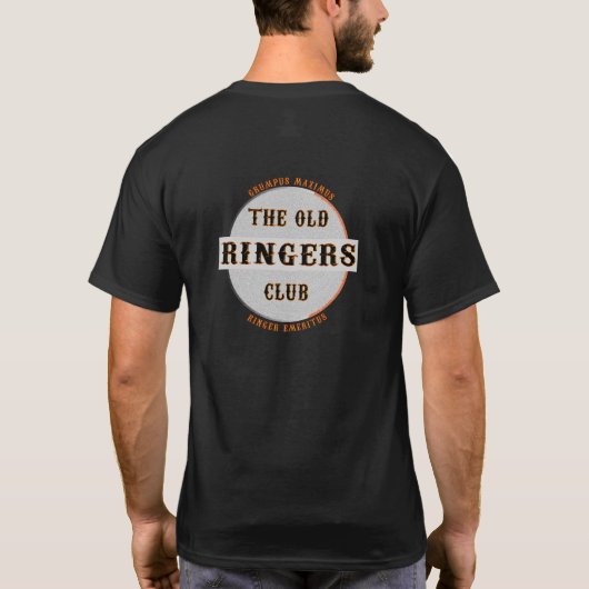 Basic Dark Hoefijzer Pitching T-shirt (Achterkant)
