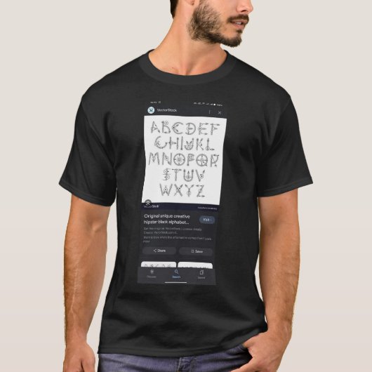 Basic Dark T-Shirt (Voorkant)