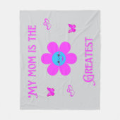 Basic Dark T-Shirt Fleece Deken (Voorkant)