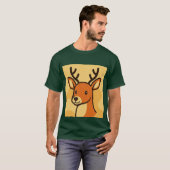 Basic Dark T shirt met uniek design (Voorkant volledig)