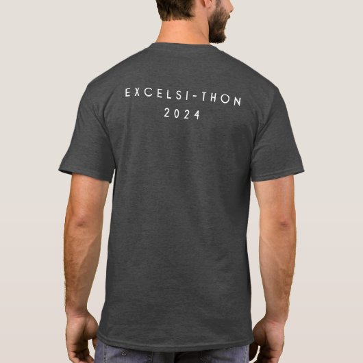 Basic Donker Excelsi-thon T-shirt (Achterkant)