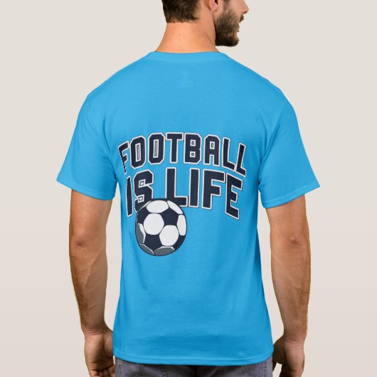 Basic Donker T-shirt met kleurrijk digitaal ontwer (Achterkant)