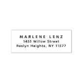 Basic Elegant Return Address Stempel (Afrduk)