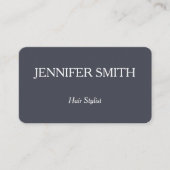 Basic en Clean Hair Stylist Visitekaartje (Voorkant)