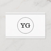 Basic- en Plain Hairdresser-Visitekaartje Visitekaartje (Achterkant)