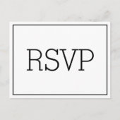 Basic Essential RSVP-Briefkaart Briefkaart (Voorkant)