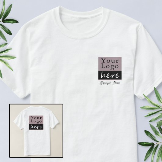Basic Front en Back Your Logo Event T-shirt