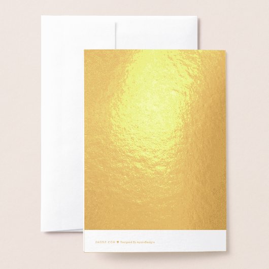 Basic Gouden folie "HAPPY 26th BIRTHDAY"; Aangepas Folie Kaarten (Met envelop)