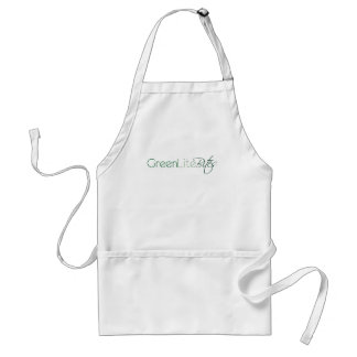 Basic GreenLiteBites Logo Apron Standaard Schort