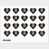 Basic heks Halloween kostuum grappig sarcastisch Hart Sticker (Vel)