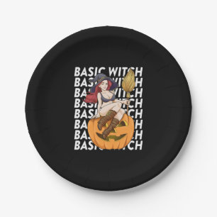 Basic heks Halloween kostuum grappig sarcastisch Papieren Bordje