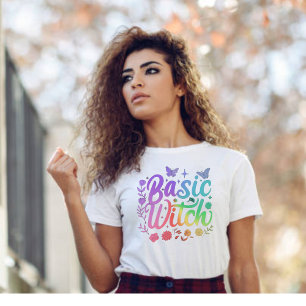 Basic Heks Moderne Vrouwen Halloween T-shirt