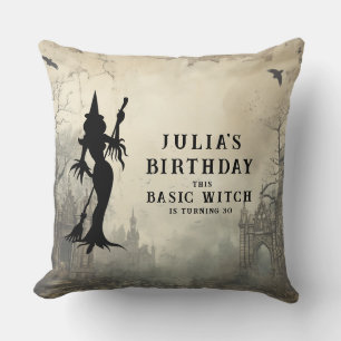 Basic Heks Vrouwen Modern Gotisch Halloween Kussen