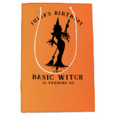 Basic Heks Vrouwen Modern Gotisch Halloween Medium Cadeauzakje (Voorkant)