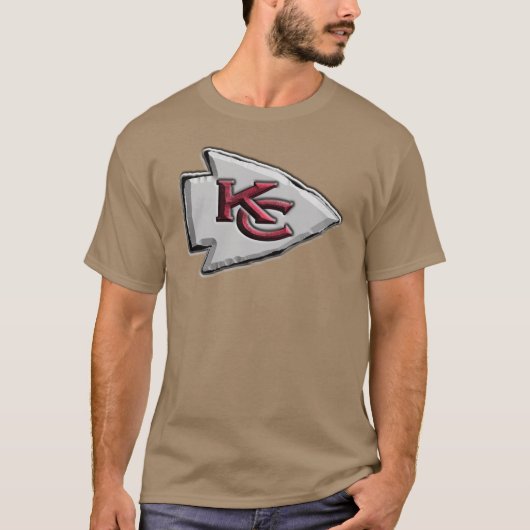 Basic Kansas City Chiefs Logo Oversized T-shirt (Voorkant)