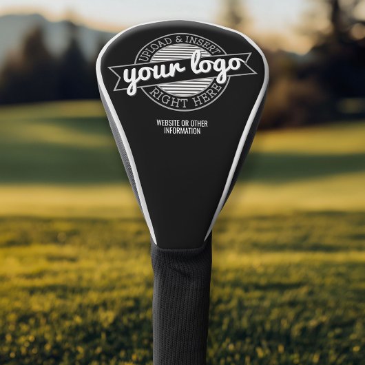 Basic Kantoor Business Logo met contactgegevens Golfheadcover
