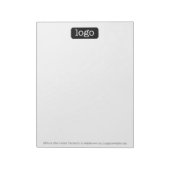 Basic Kantoor of Business Logo of foto Notitieblok (Gedraaid)