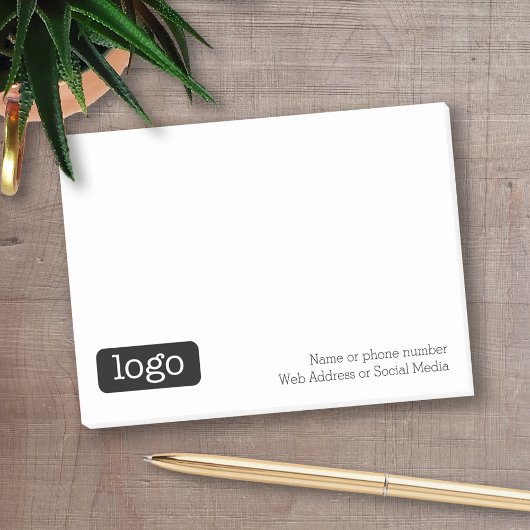 Basic Kantoor of Business Logo Post-it® Notes