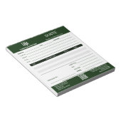 Basic Lawn Care Service Business Quote  Notitieblok (Schuin)