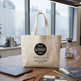 Basic Logo Custom Bag, Business or Shop Tote Bag