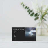 BASIC MODÈLE VOITURE SPORTIVE CARTE DE VISITE (Debout devant)