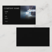 BASIC MODÈLE VOITURE SPORTIVE CARTE DE VISITE (Devant / Derrière)