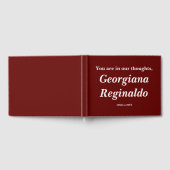 Basic, Mournful Sympathy Guestbook Gastenboek (Volledig)