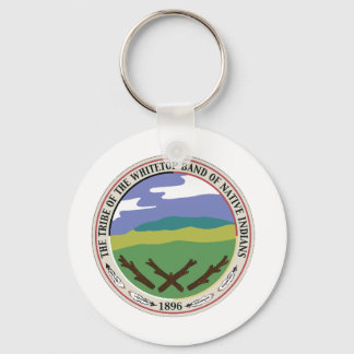 Basic One Round Whitetop Seal Sleutelhanger