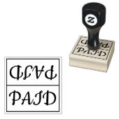 Basic "PAID" Rubberstempel Rubberstempel (Gestempeld)