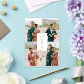 Basic Photo Acrylic Save The Date Card Invitation (Insitu (Mariage))