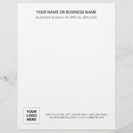 Basic - Professionele elegante, eenvoudige, modern Briefhoofd