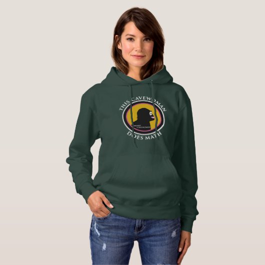 Basic pullover hoodie: Wiskunde Smart Cavethouder (Voorkant volledig)
