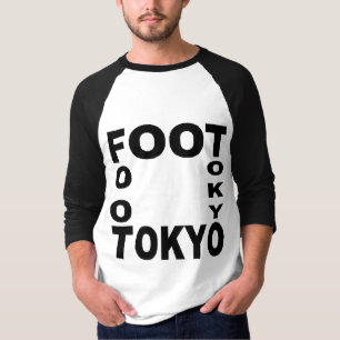 Basic Rangan White/Black FOOT TOKYO T-shirt