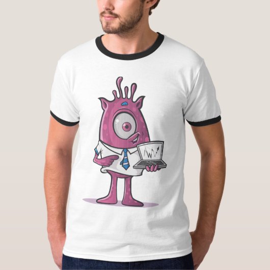 Basic Ringer T-Shirt (Voorkant)